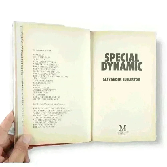 Special Dynamic by Alexander Fullerton Hardcover, 1987, First Edition, UK Import - Picture 3 of 10